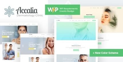 Accalia Dermatology, Cosmetology Center WordPress Theme