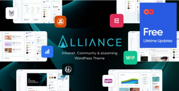 Alliance Intranet and Extranet BuddyPress WordPress Theme