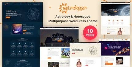 Horoscope Astrology WordPress Theme With AI Content Generator