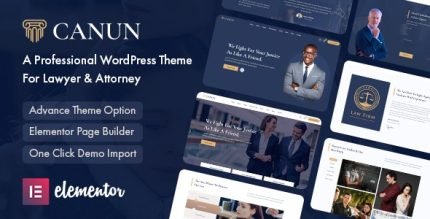 Canun Lawyer and Attorney WordPress Theme - ALL is Nulled