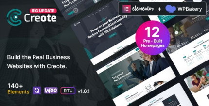 Creote Corporate and Consulting Business WordPress Theme