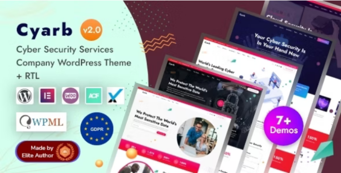 Cyarb Cyber Security Solutions WordPress Theme - ALL is Nulled