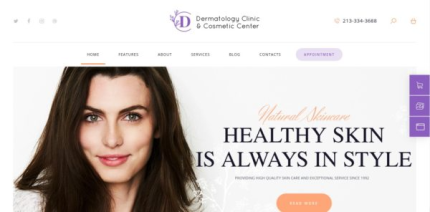 DC Dermatology and Cosmetology Center WordPress Theme