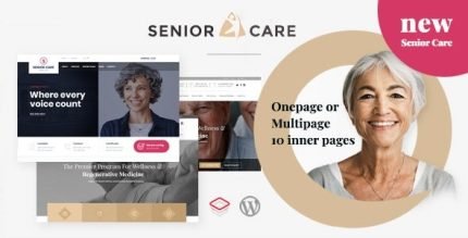 Djompo Senior Care WordPress Theme Health and Beauty