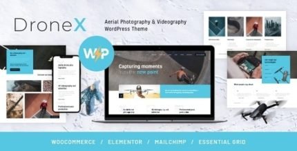 DroneX Photography WordPress theme - ALL is Nulled