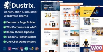 Dustrix Construction and Industry WordPress Theme