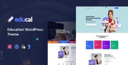 Educal Online Courses and Education WordPress Theme RTL