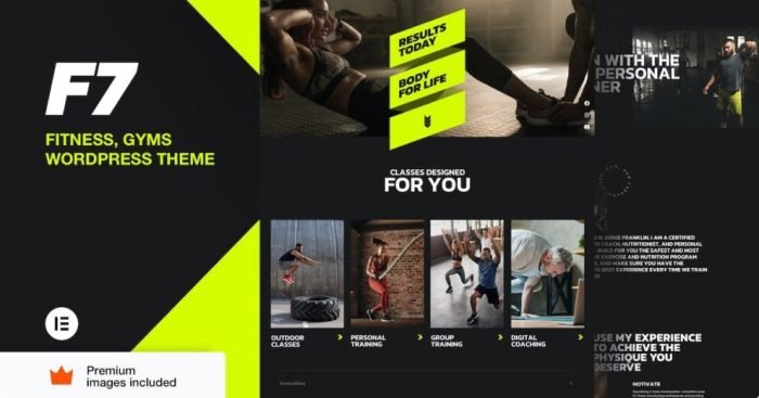 F7 Fitness Gym WordPress Theme - ALL is Nulled