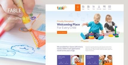 Fable Children Kindergarten WordPress Theme ALL is Nulled