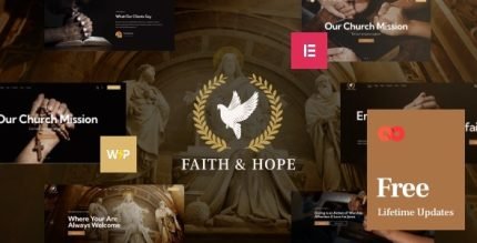 Faith and Hope A Modern Church and NGO WordPress Theme