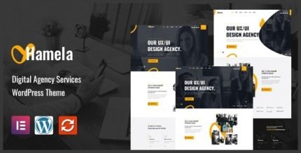 Hamela Digital Agency Services WordPress Theme - ALL is Nulled