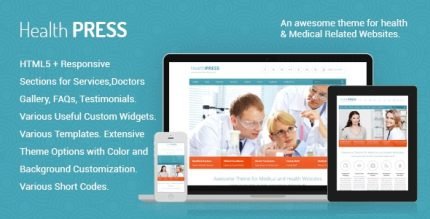 HealthPress Medical WordPress Theme - ALL is Nulled