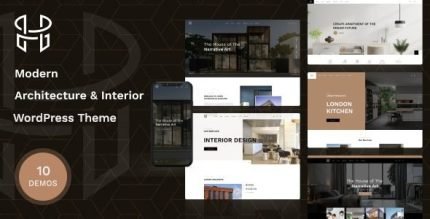 Hellix Modern Architecture and Interior Design WordPress Theme