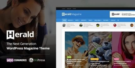 Herald Newspaper and News Portal WordPress Theme