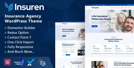 Insuren Insurance Agency WordPress Theme - ALL is Nulled