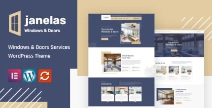 Janelas Windows and Doors Services WordPress Theme