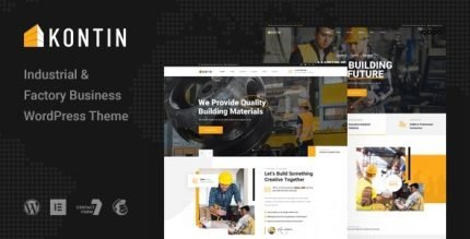 Kontin Industrial and Factory WordPress Theme - ALL is Nulled