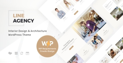 Line Agency Interior Design and Architecture WordPress Theme