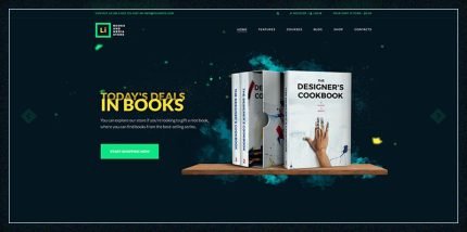 Lorem Ipsum Books and Media Store WordPress Theme