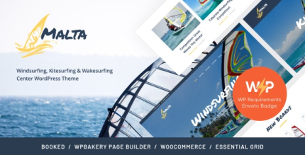 Malta Windsurfing Kitesurfing WordPress Theme - ALL is Nulled