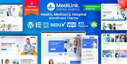 Medilink Health and Medical WordPress Theme - ALL is Nulled