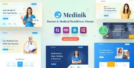 Medinik Doctor and Medical WordPress Theme - ALL is Nulled