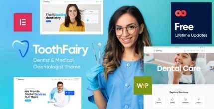 Tooth Fairy Dentist and Medical Odontologist WordPress Theme