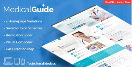 MedicalGuide Health and Dental WordPress Theme - ALL is Nulled