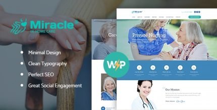 Saveo In home Care Private Nursing Agency WordPress Theme