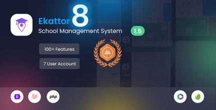 Ekattor 8 School Management System SAAS - All is Nulled