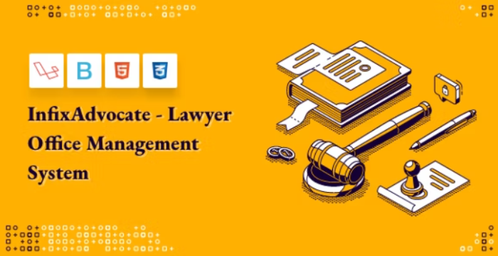 InfixAdvocate Lawyer Office Management System - All is Nulled