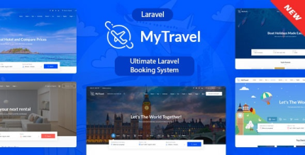 MyTravel Ultimate Laravel Booking System - All is Nulled