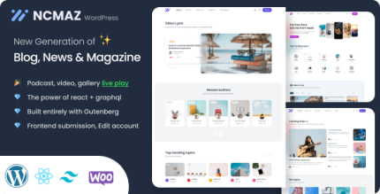 Ncmaz News Magazine and Podcast WordPress Theme