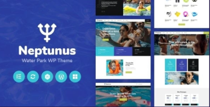 Neptunus Water and Amusement Park WordPress Theme