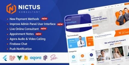 Nictus Consultation online appointment booking with flutter app