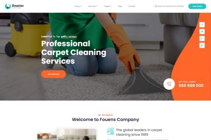 Fouens Cleaning and Home Maintenance Company Template