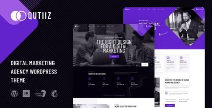 Qutiiz Digital Marketing Agency WordPress Theme