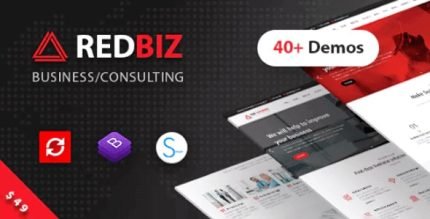 RedBiz Finance and Consulting Multi Purpose WordPress Theme