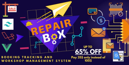 Repair box booking tracking and workshop management system