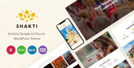 Shakti Krishna Temple and Church WordPress Theme