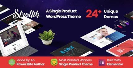 Strollik Single Product WooCommerce WordPress Theme