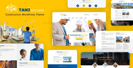 Tanj Construction Wordpress theme - All is Nulled