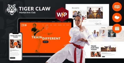 Martial Arts School and Fitness Center WordPress Theme