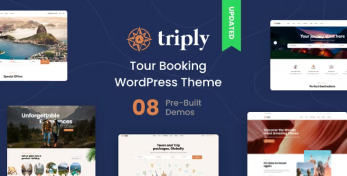 Triply Tour Booking WordPress Theme - ALL is Nulled