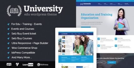 University Education Responsive WordPress Theme - All is Nulled