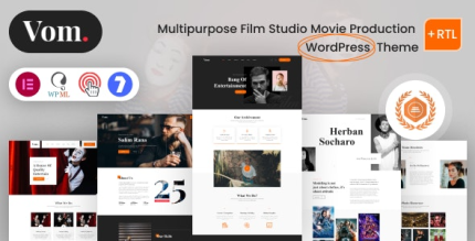 Vome Film Studio Movie Production WordPress Theme