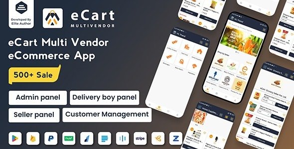 eCart Multi Vendor eCommerce System - All is Nulled