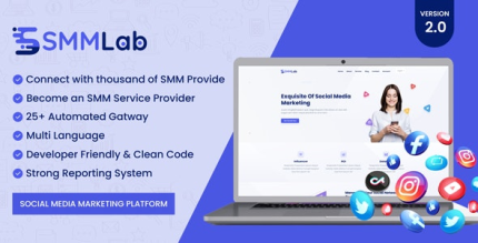 SMMLab Social Media Marketing SMM Platform - All is Nulled