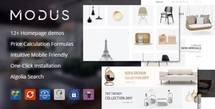 Modus Modern Furniture WooCommerce Theme - All is Nulled