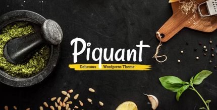 Piquant Restaurant Bar and Cafe Theme - ALL is Nulled